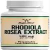 Double Wood Rhodiola Rosea | 90 Servings of 500mg Rhodiola Rosea Complex Capsules | 3% Rosavins & 1% Salidrosides | A Powerful Adaptogen Sourced from High Altitude Environments | UK Manufactured view 1