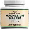 Double Wood Magnesium Malate Capsules | 240 High Strength Magnesium Malate Supplements | 80 Servings - 1500mg Malate per Serving | Supports Energy Levels, Muscle Pain and Recovery | UK Manufactured view 1