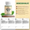 Double Wood Magnesium Malate Capsules | 240 High Strength Magnesium Malate Supplements | 80 Servings - 1500mg Malate per Serving | Supports Energy Levels, Muscle Pain and Recovery | UK Manufactured view 2