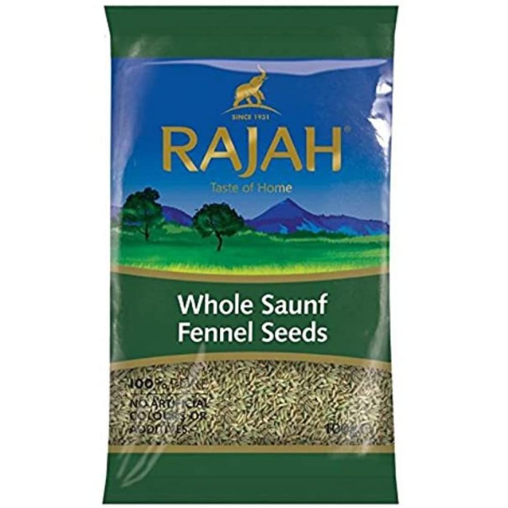Rajah Saunf (Fennel Seeds) Whole 100gr x 10 pack