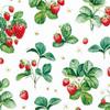 20 Small Cocktail Napkins Pattern on Strawberries | Summer | Garden | Food | Table Decoration | Decoupage | Napkin Technology 25 x 25 cm view 1