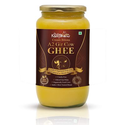 Divya Kamdhenu Cream Bilona A2 Gir Cow Ghee 500 ml