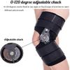 LARIAU Knee Braces Knee Fixation Bracket, Adjustable Knee Brace Hinged Keen ROM Splint Fracture Rehabilitation Support Sprain Post-Op Osteoarthritis Knee Pain Relief (Size : L) view 4
