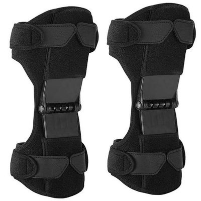 LARIAU Rebound Spring Joint Support,Knee Booste,4 Spring Joint Support Knee Brace Climbing Squat Mountaineering Exercising(1Pair),B-1pair