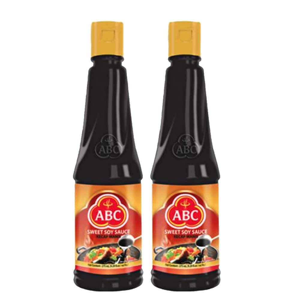 ABC Sweet Soy Sauce (Kecap Manis) 275ml - (Pack of 2)