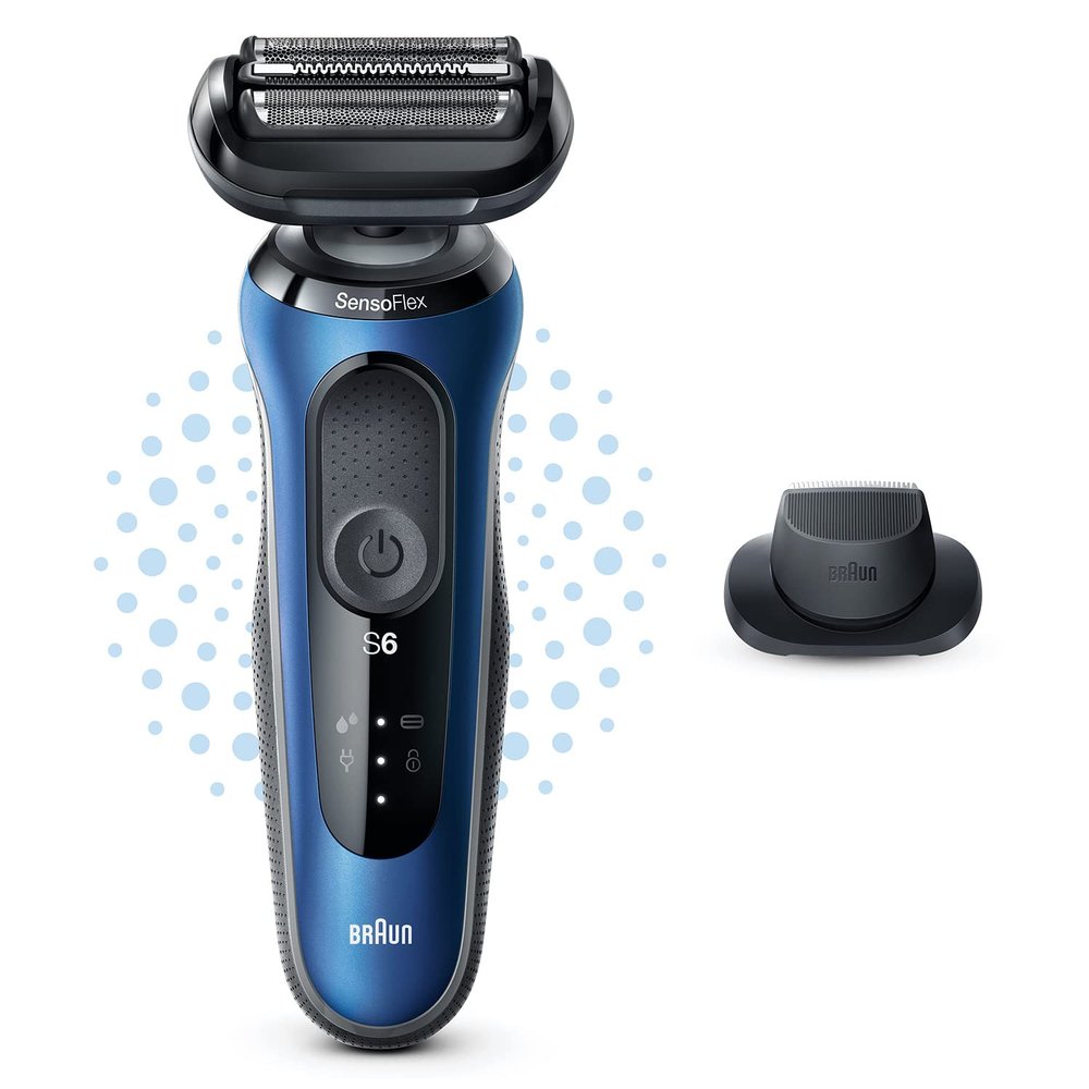 Braun Series 6 61-B1200s Afeitadora Seco/Mojado + Funda de Viaje + 1 Accesorio