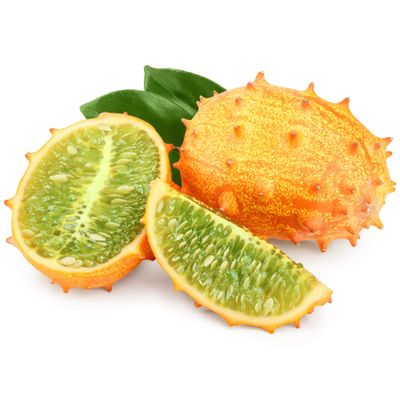 Fresh Kiwano (Horned Melon) x 5 Pack | Exotic Tropical Fruit | Sweet & Refreshing Jelly-Like Pulp | Ideal for Snacking, Smoothies & Fruit Salads