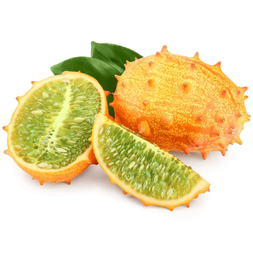 Fresh Kiwano (Horned Melon) x 5 Pack | Exotic Tropical Fruit | Sweet & Refreshing Jelly-Like Pulp | Ideal for Snacking, Smoothies & Fruit Salads