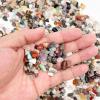 0.88lb/400g Small Natural Irregular Shaped Crystal Quartz Rock Tumbled Chips Crushed Stone Healing Reiki Crystal Gemstones for Garden Vases Plants Decoration (Multi) view 4