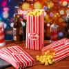 Sherr 1000 Pcs 2oz Popcorn Bags Bulk Red Retro Stripes Disposable Popcorn Bags for Movie Nights Christmas Circus Carnival Party Favors Birthday Party Event Supplies Machine Accessories view 4