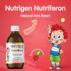 Nutrigen Nutriferon Liquid Iron Supplement for Kids Blackstrap Molasses, Lactoferrin, Phytoferritin & Rosehip, Powerful ResultsNaturally Restore Iron Levels, 150 mL view 2