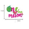 One in a Melon Cake Topper for Watermelon 1st Birthday Party Decorations view 2