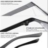 Lanomi Folding Blue Light Blocking Reading Glasses Portable Metal Men Women Full Rim Foldable Reader Aid Eyeglasses with Case Black 1.5 view 4