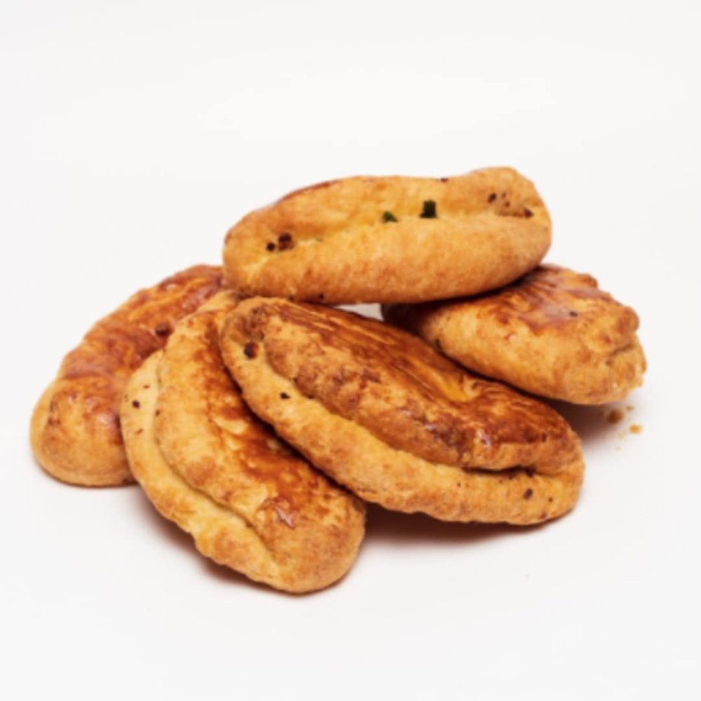Frozen Peynirli Poaa Turkish Pastry with Cheese 5 Pieces x 3 Pack (15 Pieces Total) | Traditional Soft Savoury Bakery Pastry | Oven Ready from Frozen