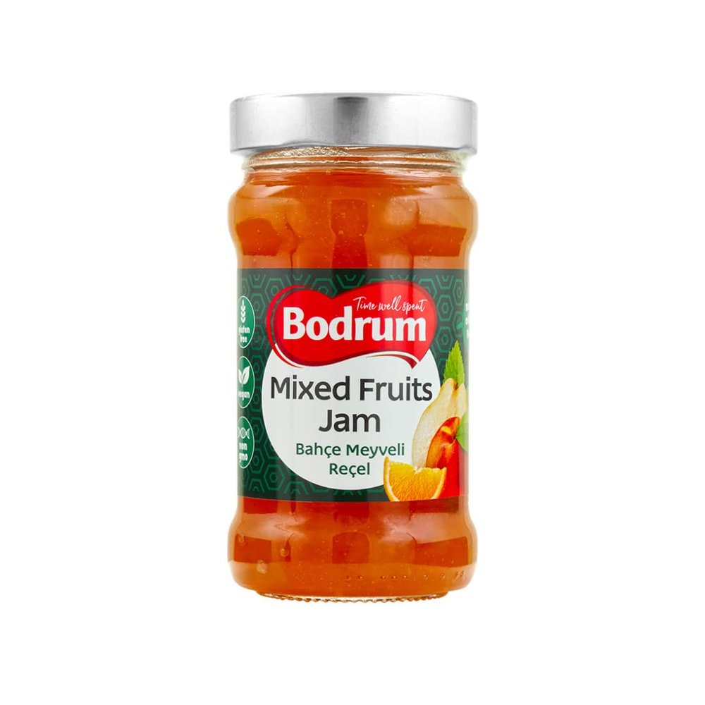 Bodrum Mixed Fruit Jam 380gr x 15 Pack