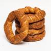Frozen Simit (Pastane Simidi) 5 Pieces x 5 Pack (25 Pieces Total) | Traditional Turkish Sesame Bread Rings | Oven Ready from Frozen view 1