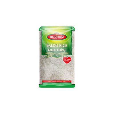 Bodrum Baldo Rice 1kg | Premium Short-Grain for Pilaf & Risotto | Soft, Fluffy Texture | Authentic Turkish Rice | Pack of 10