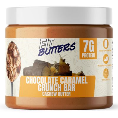 FIt Butters Chocolate Caramel Crunch Bar Cashew Butter