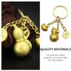Veemoon Gourd Organ Keychain Auspicious Charm Decorative Pendant Ingot Coin Keyring for Daily Use Auspicious Adornment view 2