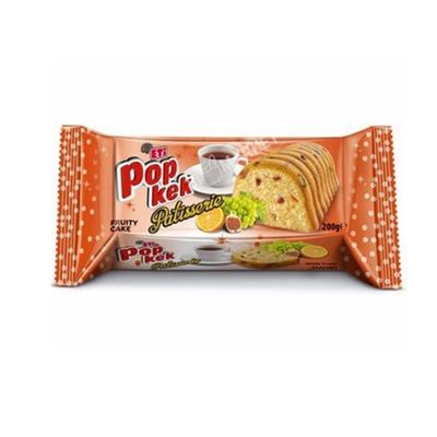 Eti Popkek Mini Cocoa 144g x 10 Pack  Soft Mini Chocolate Sponge Cakes, Individually Wrapped Turkish Snack Cakes