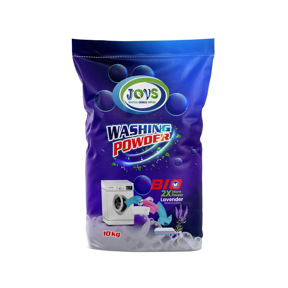 Bio Washing Powder 10kg - Professional Biological Laundry Powder Cleaning Detergent for over 500 Washes Cleans Tough Stains in Quick Wash - Gentle on Sensitive Skin - bulk size for Family.