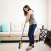 360 Swivel Head Telescopic Floor Sweeper Brush Long Reach Corners Cobweb Brush with Telescopic Pole from 88cm to 150cm Handle Adjustable Head view 4