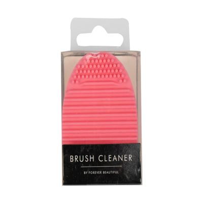 Pink Silicone Brush Cleaner, 1 Piece - Simple & Effective, Ergonomic Design, Ideal Cleaning Tool for All Types of Makeup Brushes