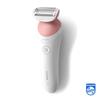 PHILIPS Lady Shaver Series 6000 Wireless Razor with 6 Accessories Body Exfoliating Glove Bikini Zone Trimmer (Model BRL146/00), White/Pink view 2