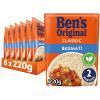 Ben's Original Basmati Microwave Rice, Bulk Multipack 6 x 220 g pouches view 1