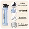 Asbirg Glass Protein Shaker Bottle 700ml Leakproof & BPA-Free Borosilicate Glass Gym Shaker with Spiral Mixing Ball for Smooth Protein Shakes, Smoothies, Meal Replacement & Fitness - Aqua Blue view 3