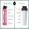 Asbirg Glass Protein Shaker Bottle 700ml  Leakproof & BPA-Free  Borosilicate Glass Gym Shaker with Spiral Mixing Ball for Smooth Protein Shakes, Smoothies, Meal Replacement & Fitness - Pink view 4