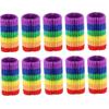 10 Pcs Finger Sleeves Protectors Thumb Brace Support Elastic Trigger Finger Splints for Relieving Pain, Arthritis view 2