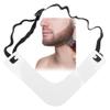 A Beard Shaper Neckline Guide Adjustable Beard Shaping Tool Hands-Free Beard Trimmer Tool Stencil for Facial Hair Hairline Shaving Neckline Shaving view 1