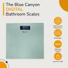 Blue Canyon Digital Bathroom Scales| LED Display| Measure Body, Luggage Weight| Maintain Fitness| kg/lb Unit Conversion| 180kg Max Capacity| High-Precision Sensors| Accurate Bathroom Scale (Silver) view 2