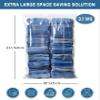 [10 Count] Big Resealable 5 Gallon Large Freezer Bags view 2