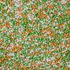 SPRINKLY - Glimmer Pearls - Orange, Green & White (St Patrick's Day) - 500g view 1