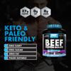 NXT Nutrition Beef Protein Isolate Powder - Protein Powder High in Natural Amino Acids - Paleo, Keto Friendly - Dairy and Gluten Free - Muscle Recovery | 1.8kg | Ice Blast view 3