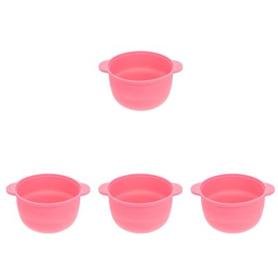 Beaupretty 4pcs Silicone Wax Melting Bowl Removable Silicone Pot for Hair Removal Waxing Wax Pots for Home Salon Use