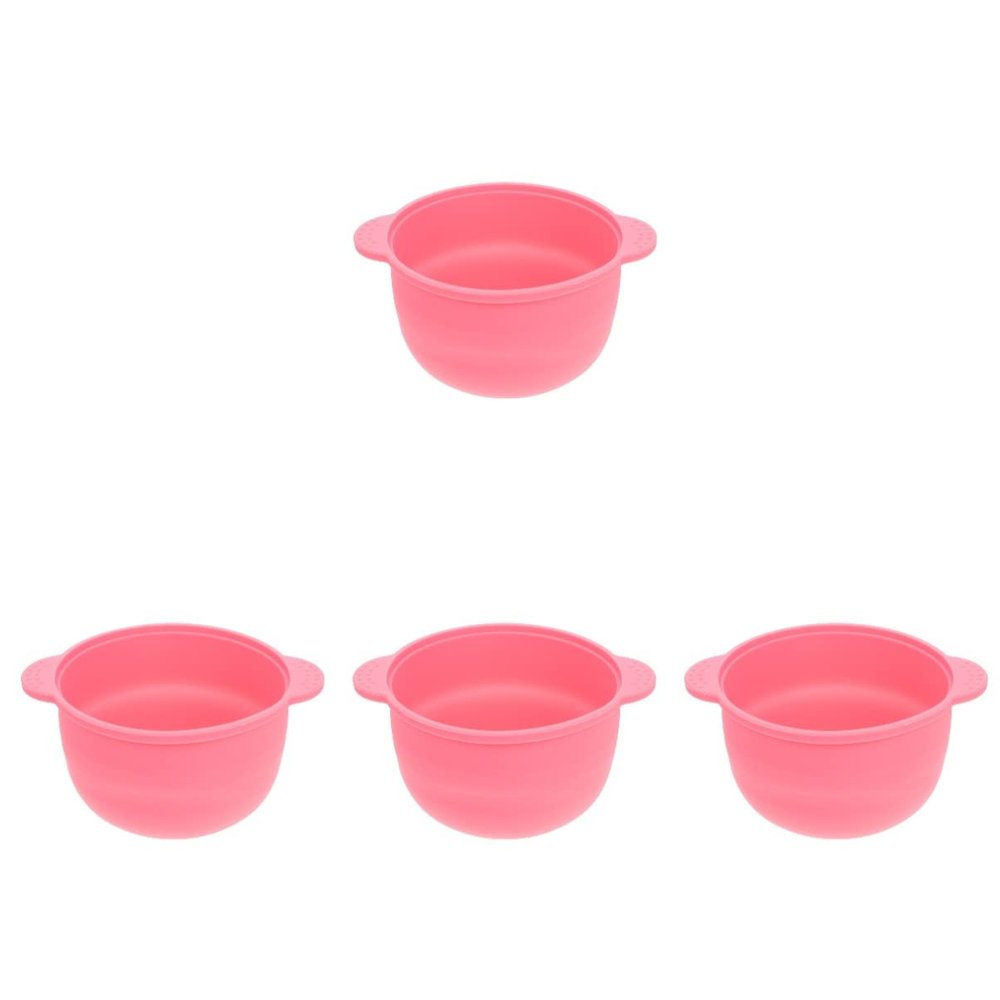 Beaupretty 4pcs Silicone Wax Melting Bowl Removable Silicone Pot for Hair Removal Waxing Wax Pots for Home Salon Use