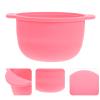Beaupretty 4pcs Silicone Wax Melting Bowl Removable Silicone Pot for Hair Removal Waxing Wax Pots for Home Salon Use view 2