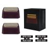 2 Pack Professional 5 Star Series Finale Shaver Replacement Foil and Cutter Bar Assembly Compatible with wahl Shaver Foil 7031-100, 7043-100 Super Close Shaving Replacement Heads (red) view 1