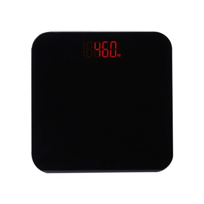 Blue Canyon Digital LED Display Bathroom Scales| Measure Body, Luggage Weight| Maintain Fitness| kg/lb Unit Conversion| 180kg Max Capacity| High-Precision Sensors| Accurate Bathroom Scale (Black)