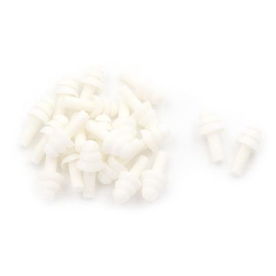 Ear Plugs 20PCS Ear Plugs Sound Insulation Silicone Ear Earplugs Sleeping Plug for Travel Noise Reduction (Color : Beige)
