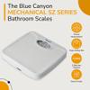 Blue Canyon Mechanical SZ Series Bathroom Scales| Measure Body, Luggage Weight| Maintain Fitness| kg/lb Unit Readings| 125kg Max Capacity| High-Precision Mechanics| Accurate Bathroom Scale (White) view 2