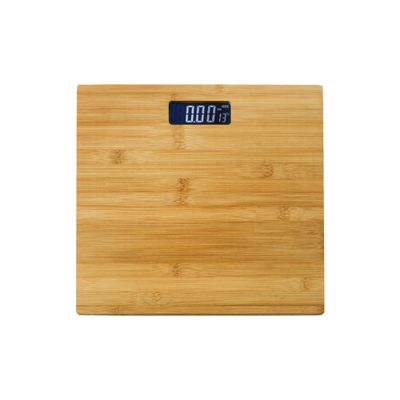 Blue Canyon Bamboo Digital Display Bathroom Scales| Measure Body, Luggage Weight| Maintain Fitness| kg/lb Unit Conversion| 180kg Max Capacity| High-Precision Sensors| Accurate Bathroom Scale (Bamboo)