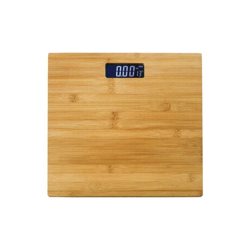 Blue Canyon Bamboo Digital Display Bathroom Scales| Measure Body, Luggage Weight| Maintain Fitness| kg/lb Unit Conversion| 180kg Max Capacity| High-Precision Sensors| Accurate Bathroom Scale (Bamboo)