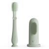 Moonkie Baby Finger Toothbrush Tongue Oral Cleaner Kit for 3 Months +, 2 Pcs (Mint) view 1
