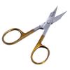 Nose Ear Hair Grooming Removal Clippers, Eyelash Trimming Scissors Men's Mustache Care Cutting Scissors Facial (Gold) view 4