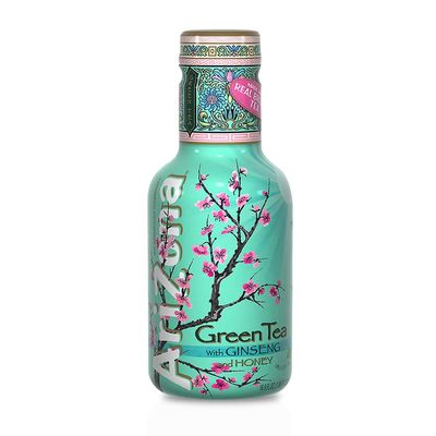 Arizona Original Green Tea with Honey 500 ml (Pack of 6)
