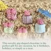 Choc on Choc Striped Pigs in Blankets Chocolate | Handmade Solid Chocolate Treats in a Stunning Gift Box | Deliciously Indulgent Gift for Any Occasion | Made in the UK - 130g view 4